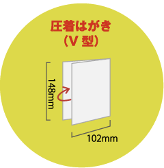 圧着はがき（V型）