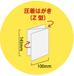 圧着はがき（Z型）